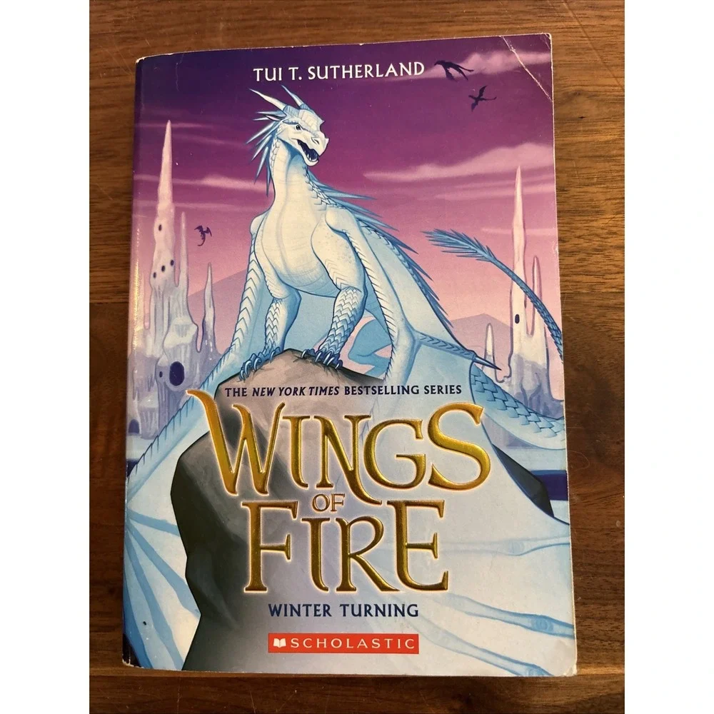 Winter Turning (Wings of Fire #7) by Tui T. Sutherland (2016, Trade Paperback)